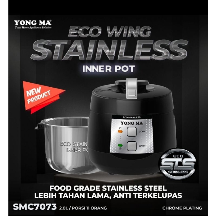 Yong Ma Rice Cooker 2L - SMC7073 Hitam